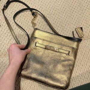Gold Crossbody Bag